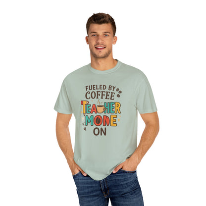 Teacher Coffee T-Shirt | Funny Unisex Teaching Tee | Unisex Back to School Tee