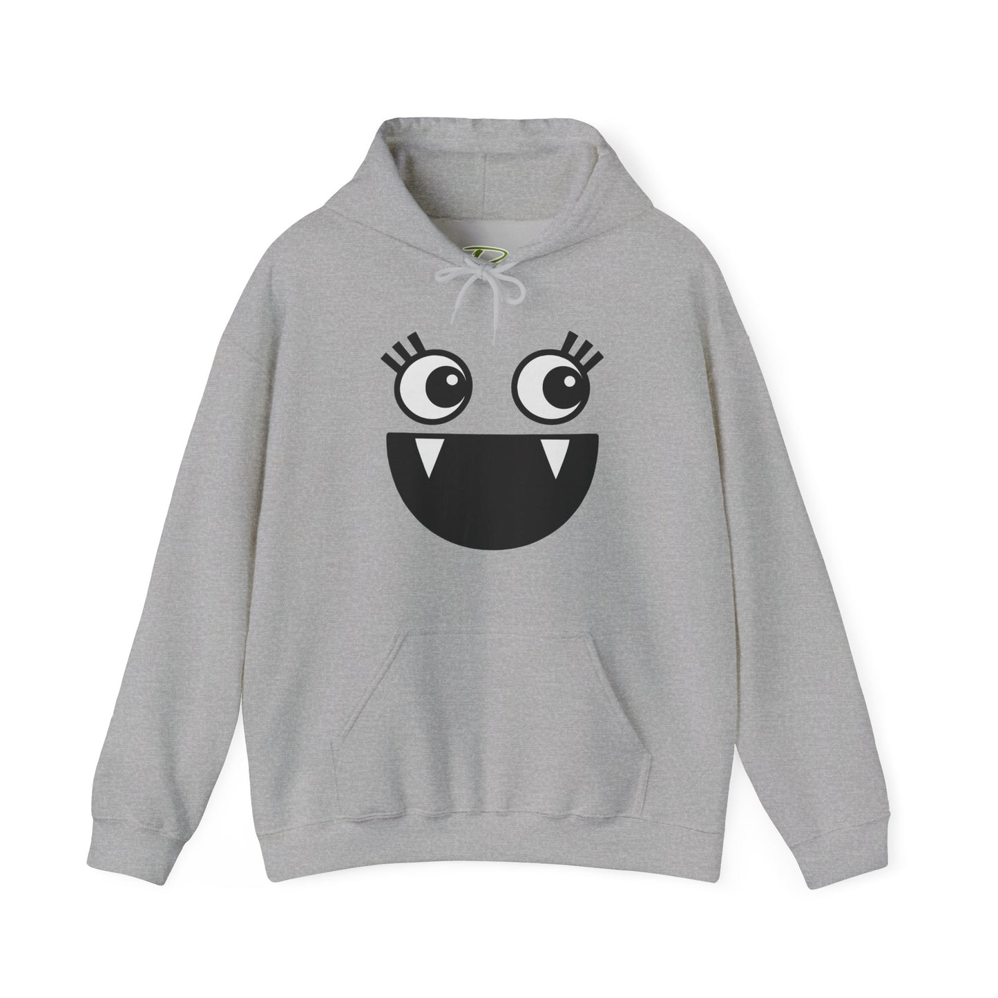 Cartoon Hoodie - Funny Monster Face Hoodie for Women