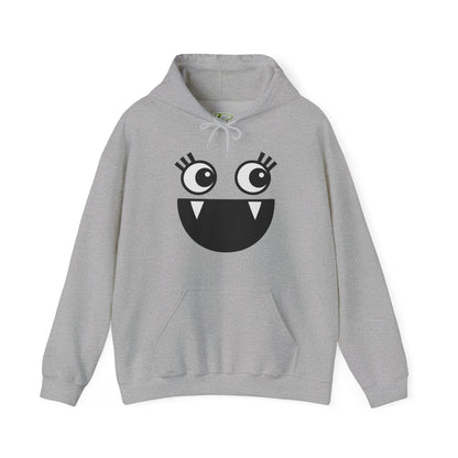 Cartoon Hoodie - Funny Monster Face Hoodie for Women
