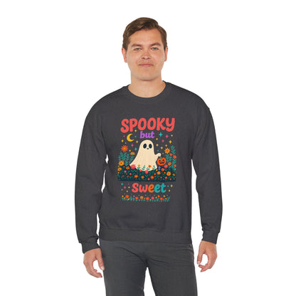 Spooky but Sweet Halloween Sweatshirt – Cute Fall Crewneck