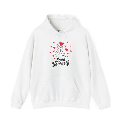Love Yourself Hoodie – Motivational Hooded Sweatshirt