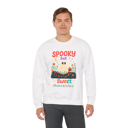 Spooky but Sweet Halloween Sweatshirt – Cute Fall Crewneck