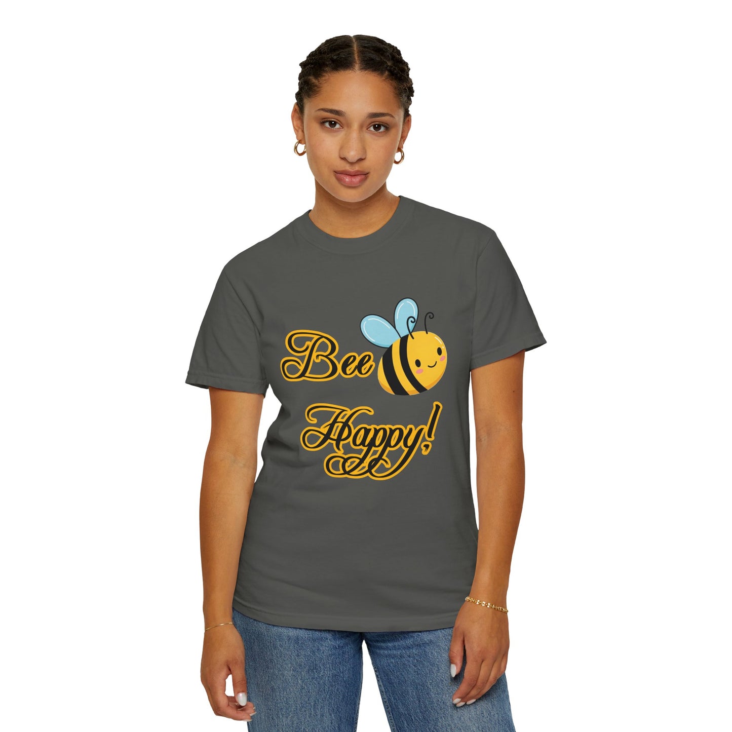 Bee Happy T-shirt | Cute Graphic Tee for Nature Lovers