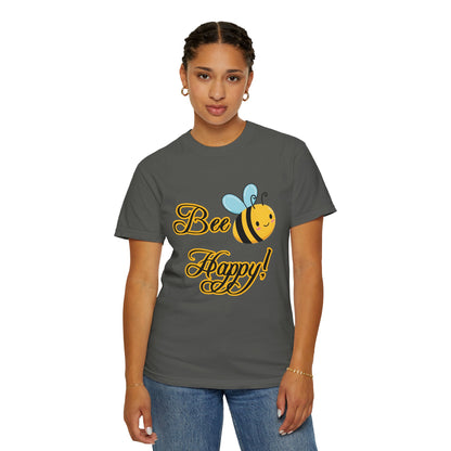 Bee Happy T-shirt | Cute Graphic Tee for Nature Lovers
