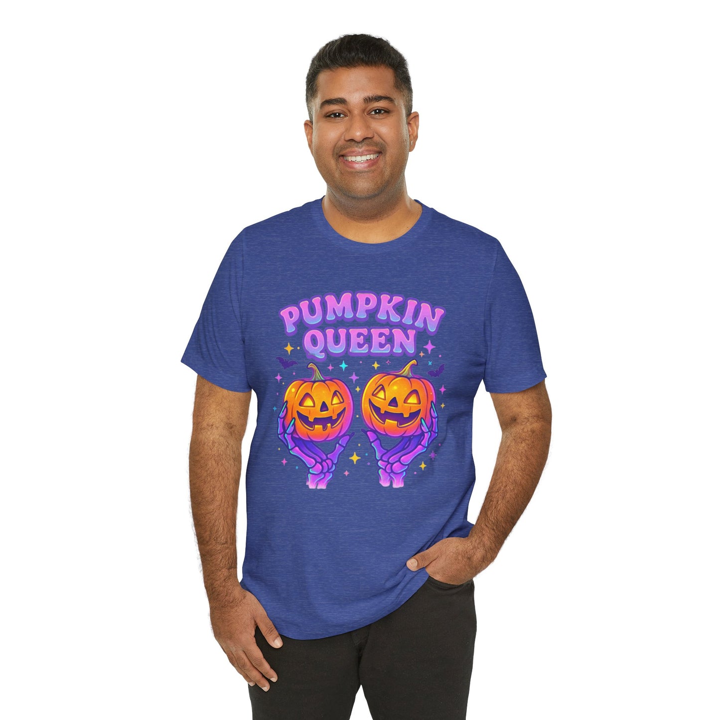 Pumpkin Queen Halloween T-Shirt - Lightweight fabric Tee - Cute Fall Graphic Tee - Spooky Season Outfit