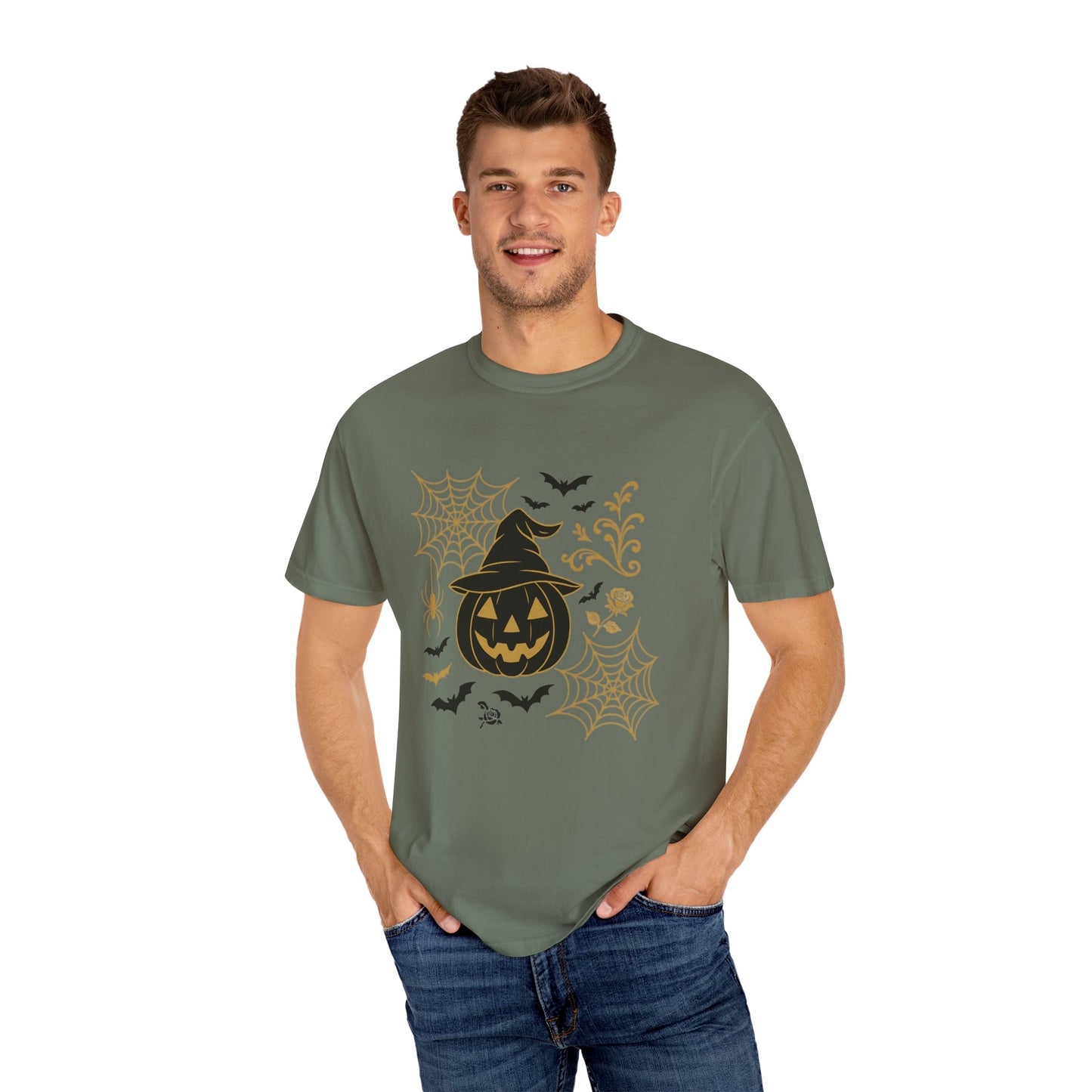 Halloween Pumpkin T-Shirt – Spooky Graphic Tee