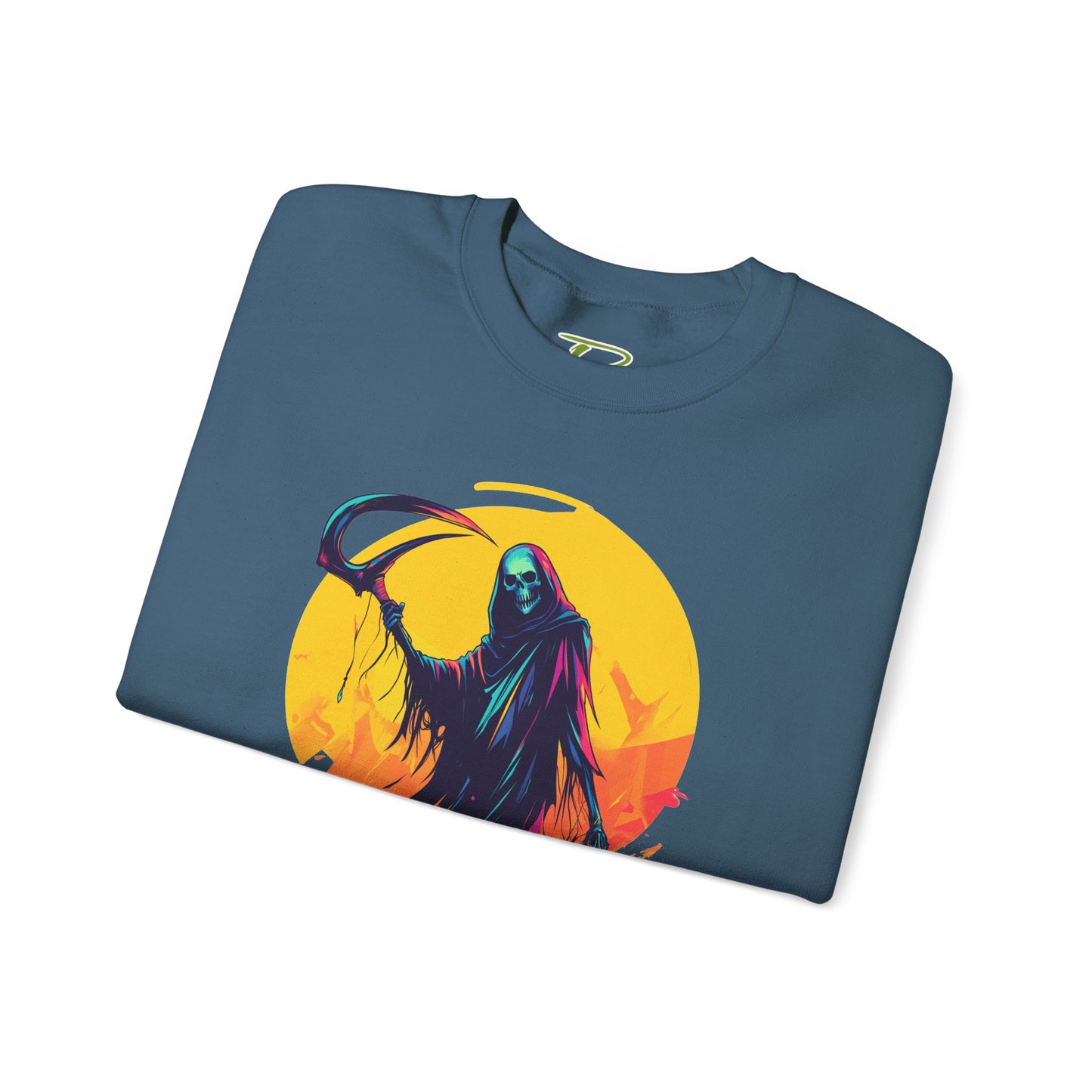 Grim Reaper Halloween Sweatshirt – Spooky Crewneck - Cozy Fall Outfit