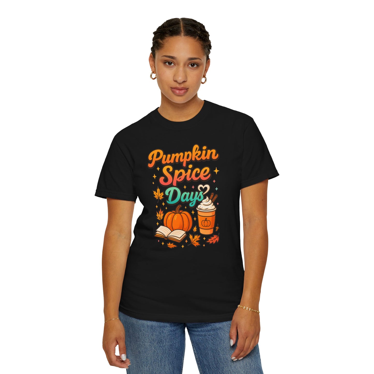 Pumpkin Spice Graphic T-shirt - Halloween Tee