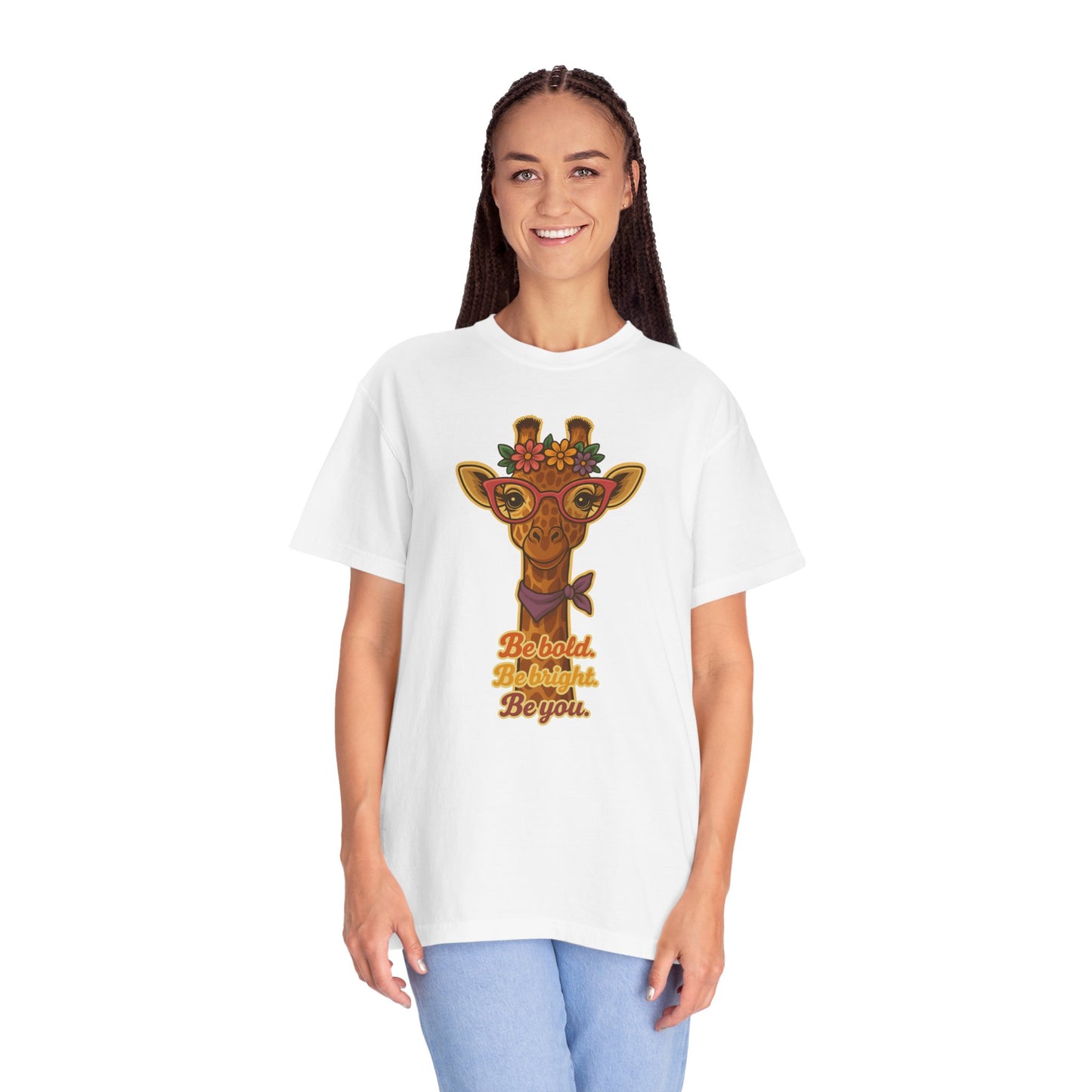 Cute Giraffe T-shirt | Inspirational Women's Graphic Tee
