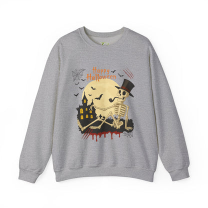 Halloween Skeleton Sweatshirt - Spooky Crewneck- Halloween Crewneck Sweater - Halloween Costume