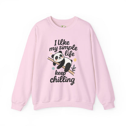 Panda Sweatshirt - Simple Life Graphic Pullover