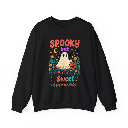 Spooky but Sweet Halloween Sweatshirt – Cute Fall Crewneck