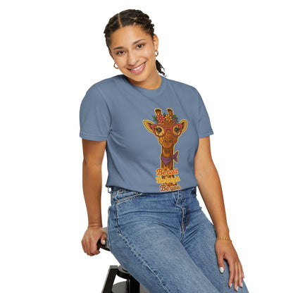 Cute Giraffe T-shirt | Inspirational Women's Graphic Tee