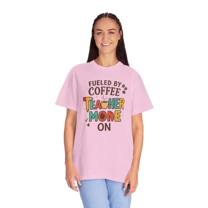 Teacher Coffee T-Shirt | Funny Unisex Teaching Tee | Unisex Back to School Tee
