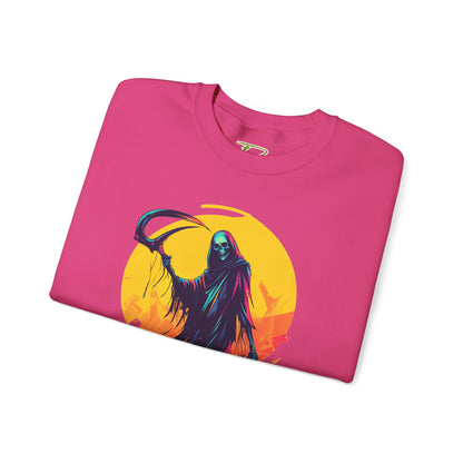 Grim Reaper Halloween Sweatshirt – Spooky Crewneck - Cozy Fall Outfit