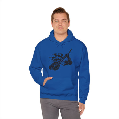 Rock and Roll Hoodie - Music Lovers Hooded Sweatshirt