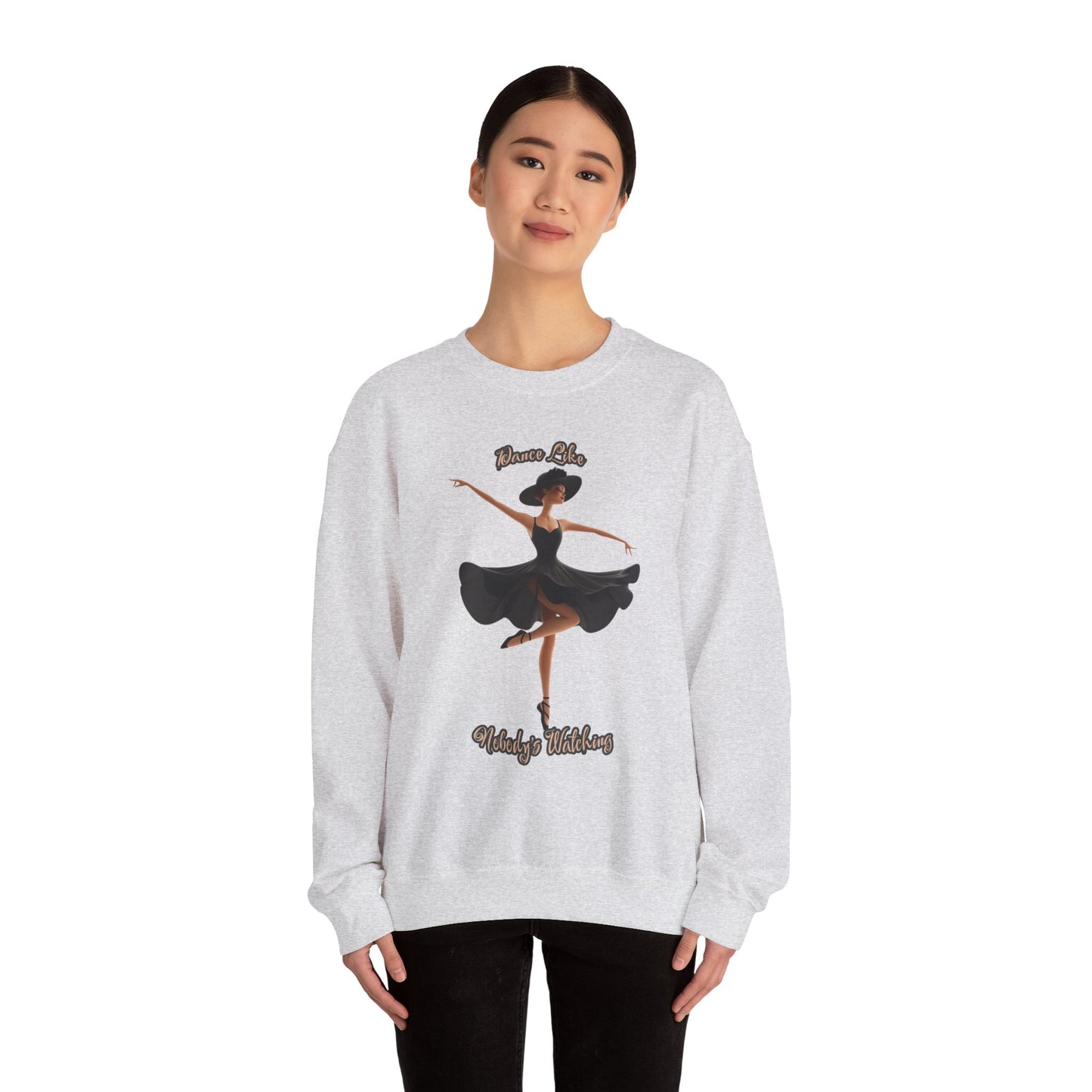 Ballerina Sweatshirt – Women’s Cozy Ballet Crewneck Sweatshirt - Ballerina Valentine Gift