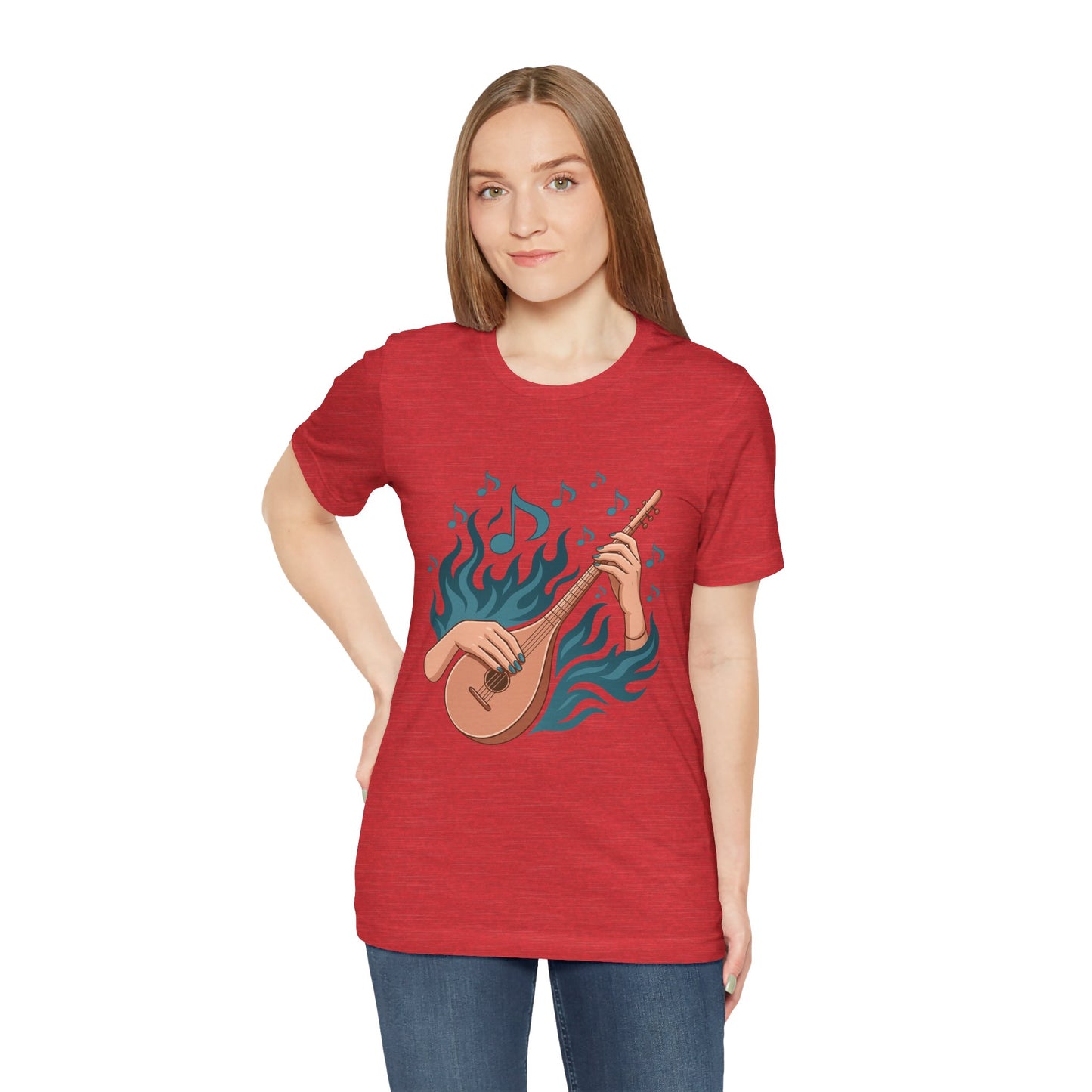 Women's Music Lover T-Shirt | Festival Outfit | Casual Wear Gift |  Lightweight fabric Tee
