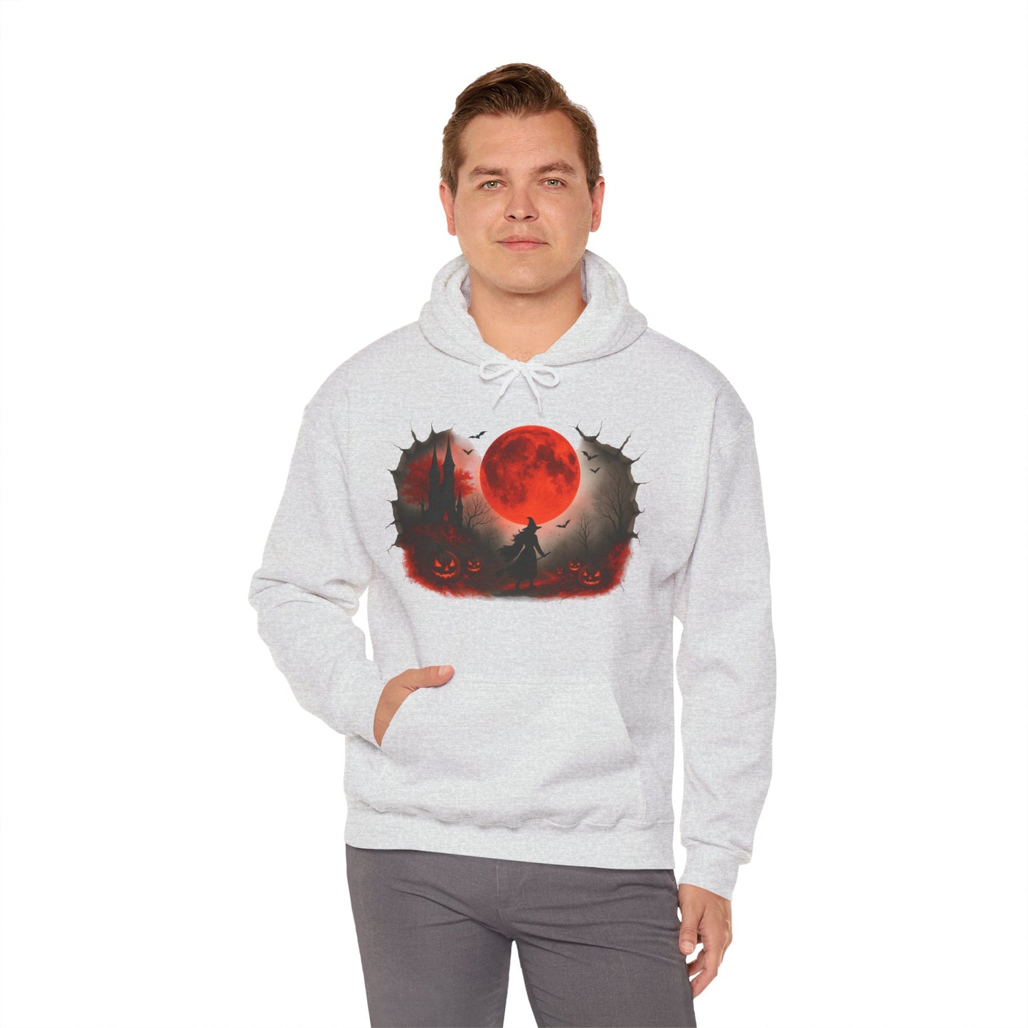 Halloween Hoodie - Cozy Fall Hooded Sweatshirt & Seasonal Gift - Halloween Witch Hoodie - Halloween Costume