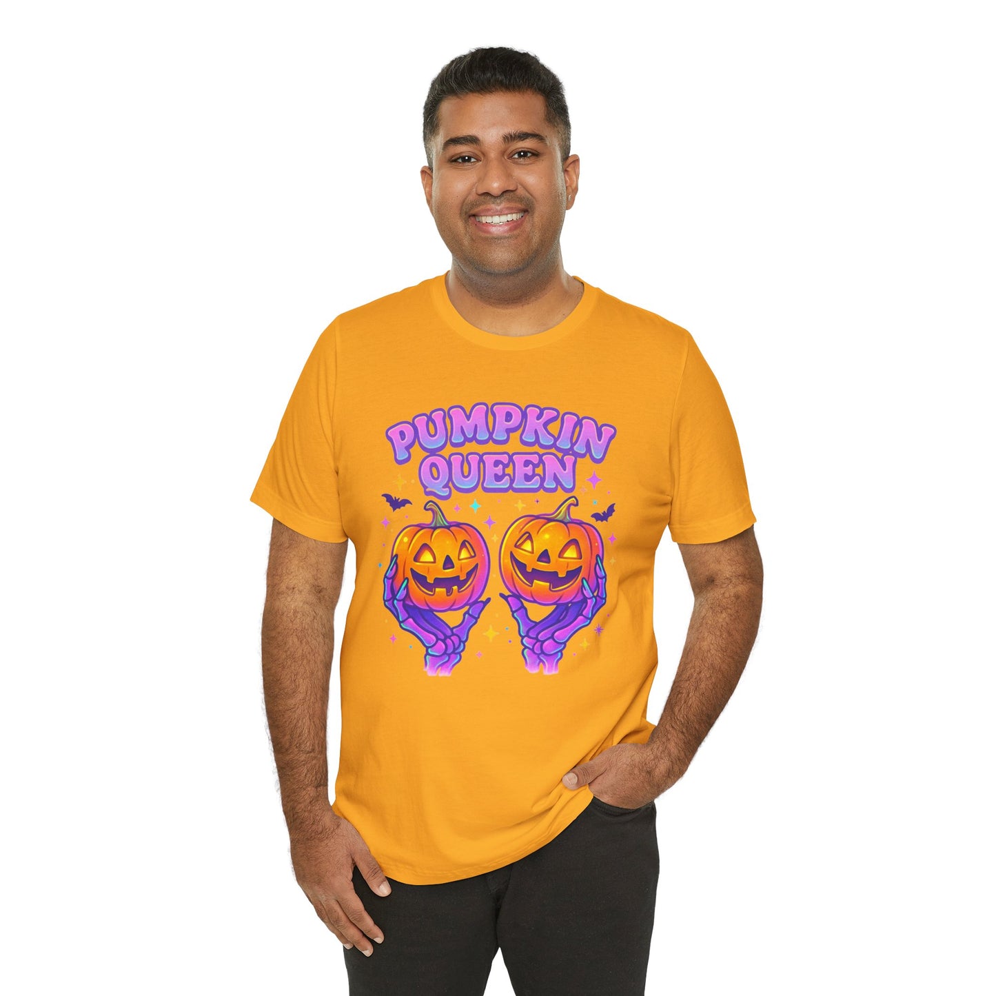 Pumpkin Queen Halloween T-Shirt - Lightweight fabric Tee - Cute Fall Graphic Tee - Spooky Season Outfit
