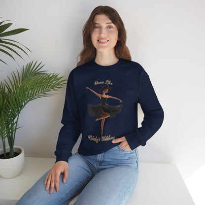 Ballerina Sweatshirt – Women’s Cozy Ballet Crewneck Sweatshirt - Ballerina Valentine Gift
