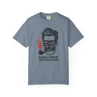 Men’s Graphic T-Shirt - Black Is Poetic Tee - Streetwear Art Shirt & Gift for Him