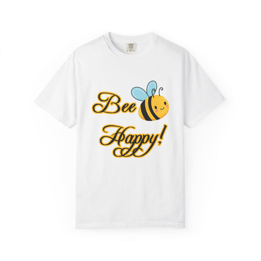 Bee Happy T-shirt | Cute Graphic Tee for Nature Lovers