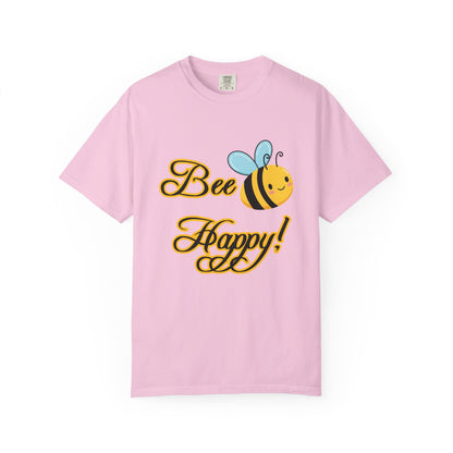 Bee Happy T-shirt | Cute Graphic Tee for Nature Lovers