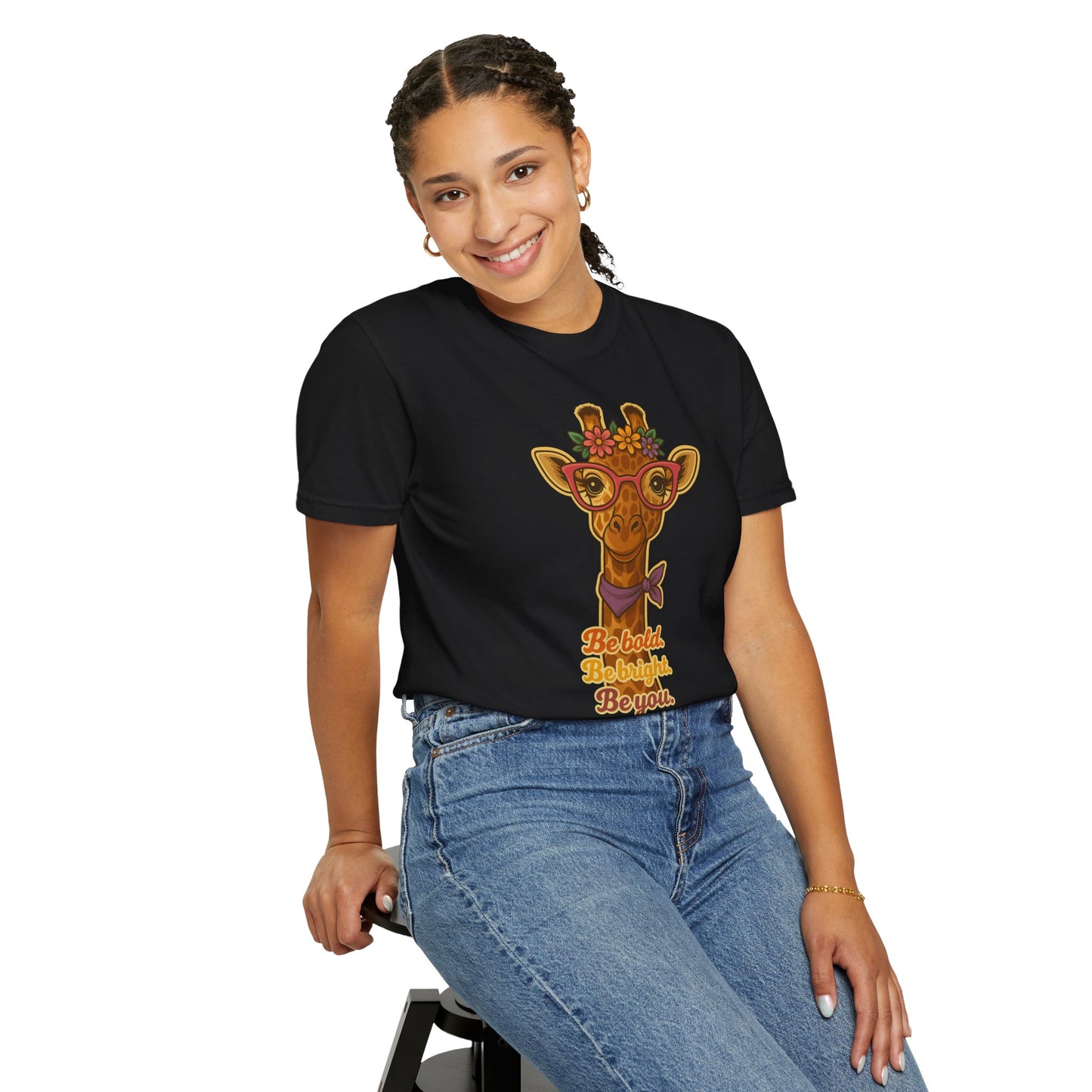 Cute Giraffe T-shirt | Inspirational Women's Graphic Tee