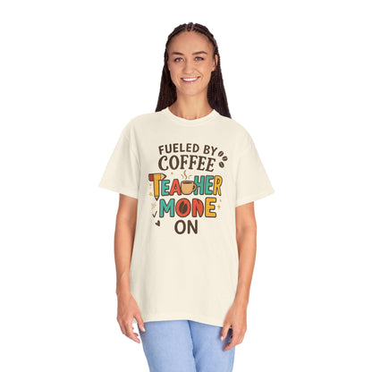 Teacher Coffee T-Shirt | Funny Unisex Teaching Tee | Unisex Back to School Tee