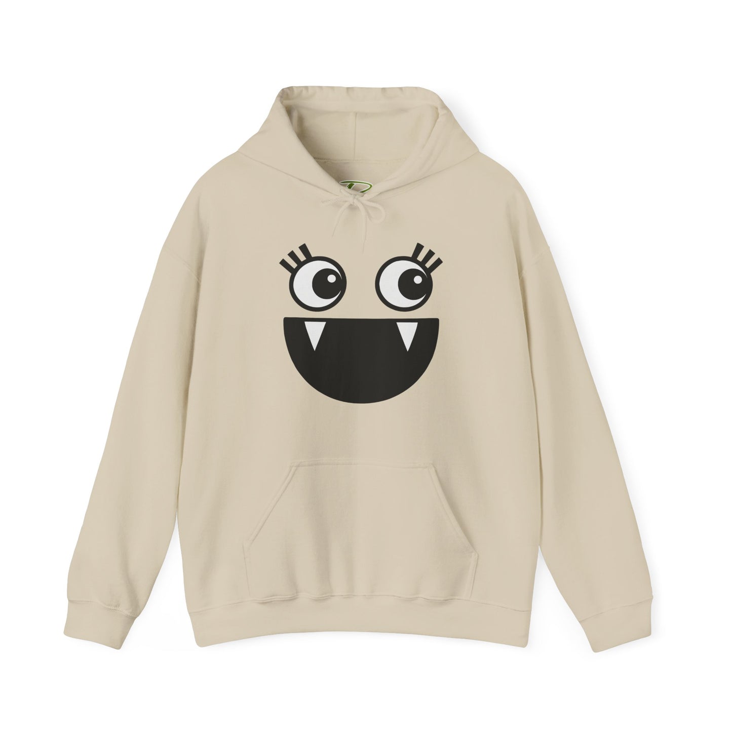 Cartoon Hoodie - Funny Monster Face Hoodie for Women