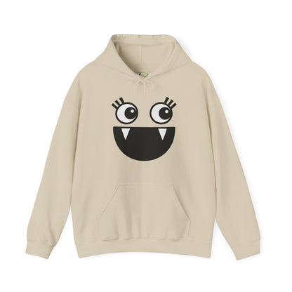 Cartoon Hoodie - Funny Monster Face Hoodie for Women
