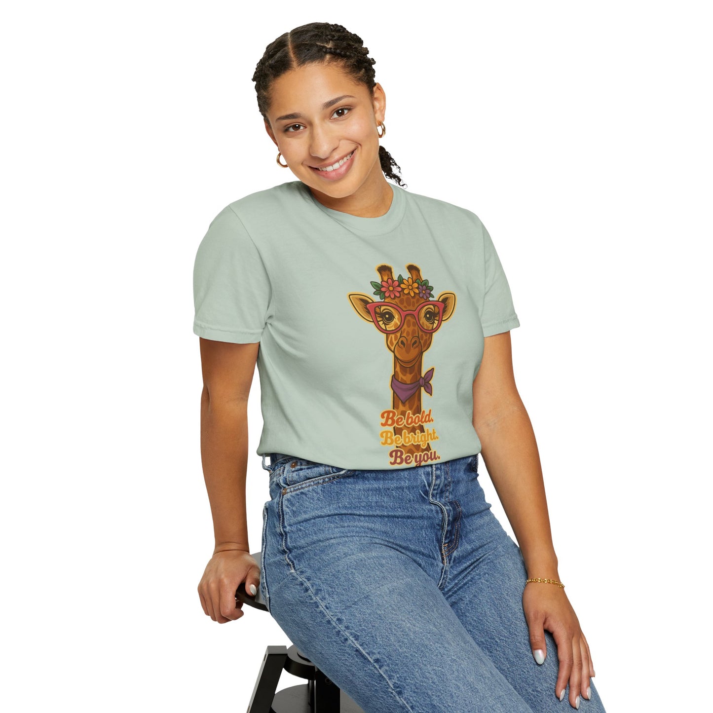 Cute Giraffe T-shirt | Inspirational Women's Graphic Tee