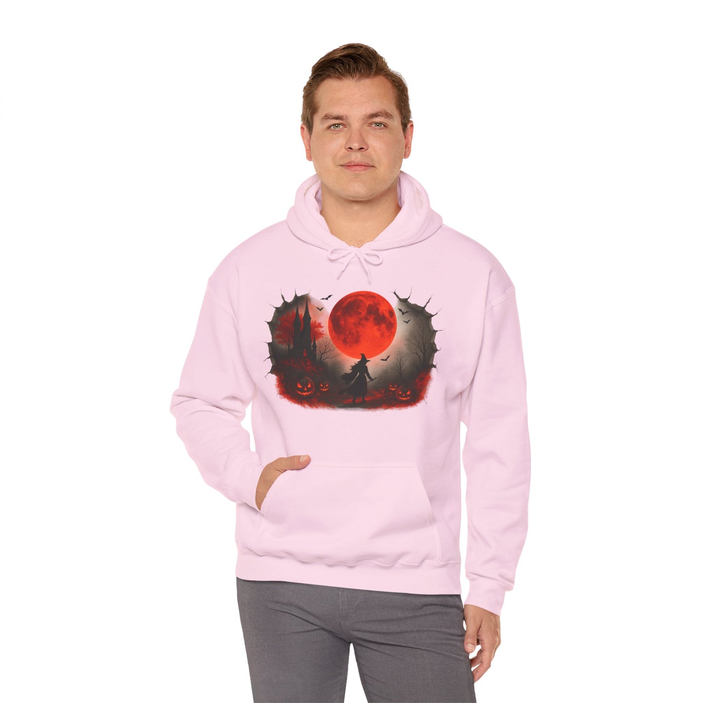 Halloween Hoodie - Cozy Fall Hooded Sweatshirt & Seasonal Gift - Halloween Witch Hoodie - Halloween Costume