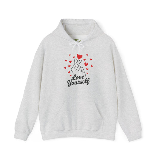 Love Yourself Hoodie – Motivational Hooded Sweatshirt