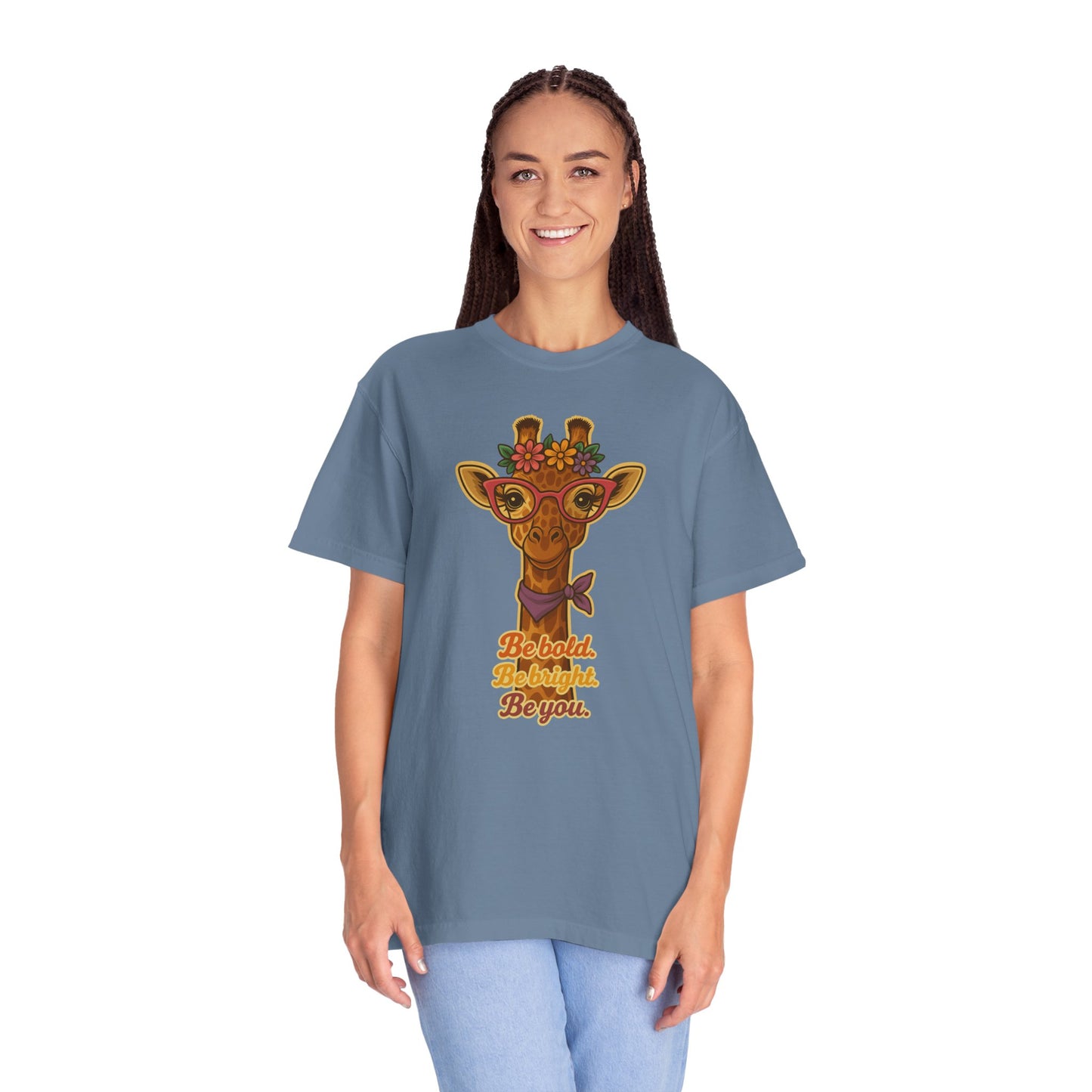 Cute Giraffe T-shirt | Inspirational Women's Graphic Tee