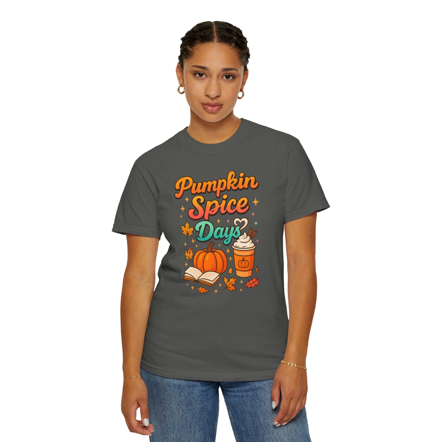 Pumpkin Spice Graphic T-shirt - Halloween Tee