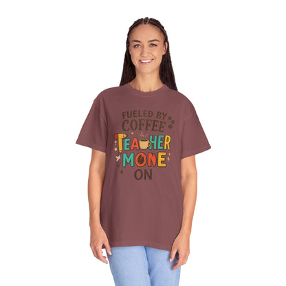Teacher Coffee T-Shirt | Funny Unisex Teaching Tee | Unisex Back to School Tee