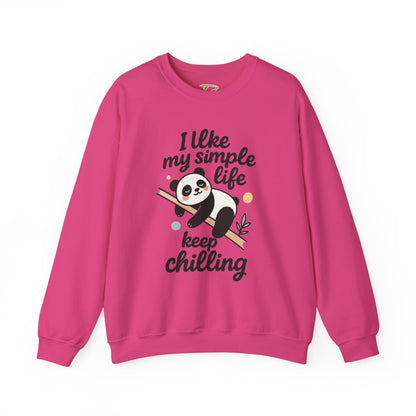 Panda Sweatshirt - Simple Life Graphic Pullover