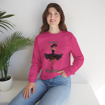 Ballerina Sweatshirt – Women’s Cozy Ballet Crewneck Sweatshirt - Ballerina Valentine Gift