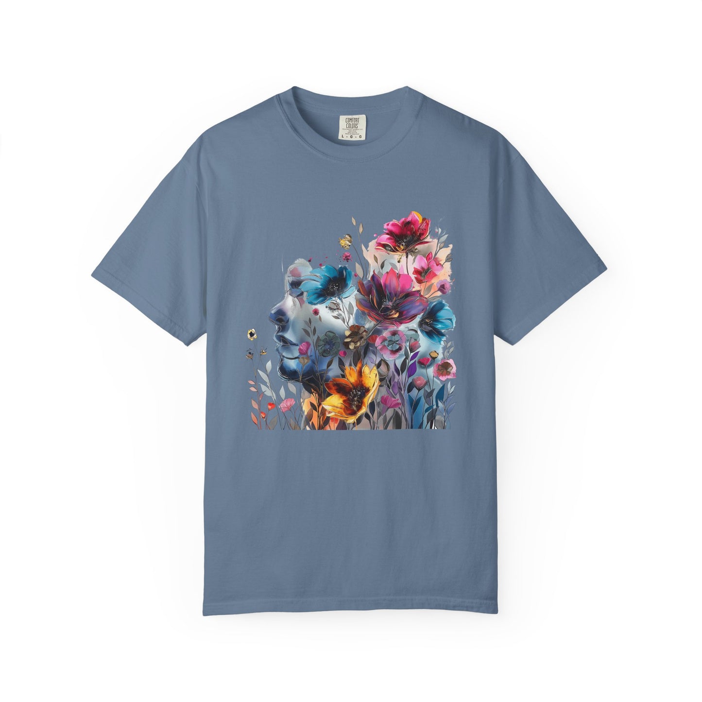Boho Women's T-shirt | Floral Silhouette Women’s T-Shirt