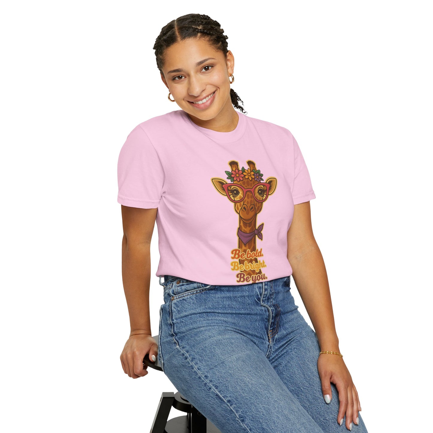 Cute Giraffe T-shirt | Inspirational Women's Graphic Tee