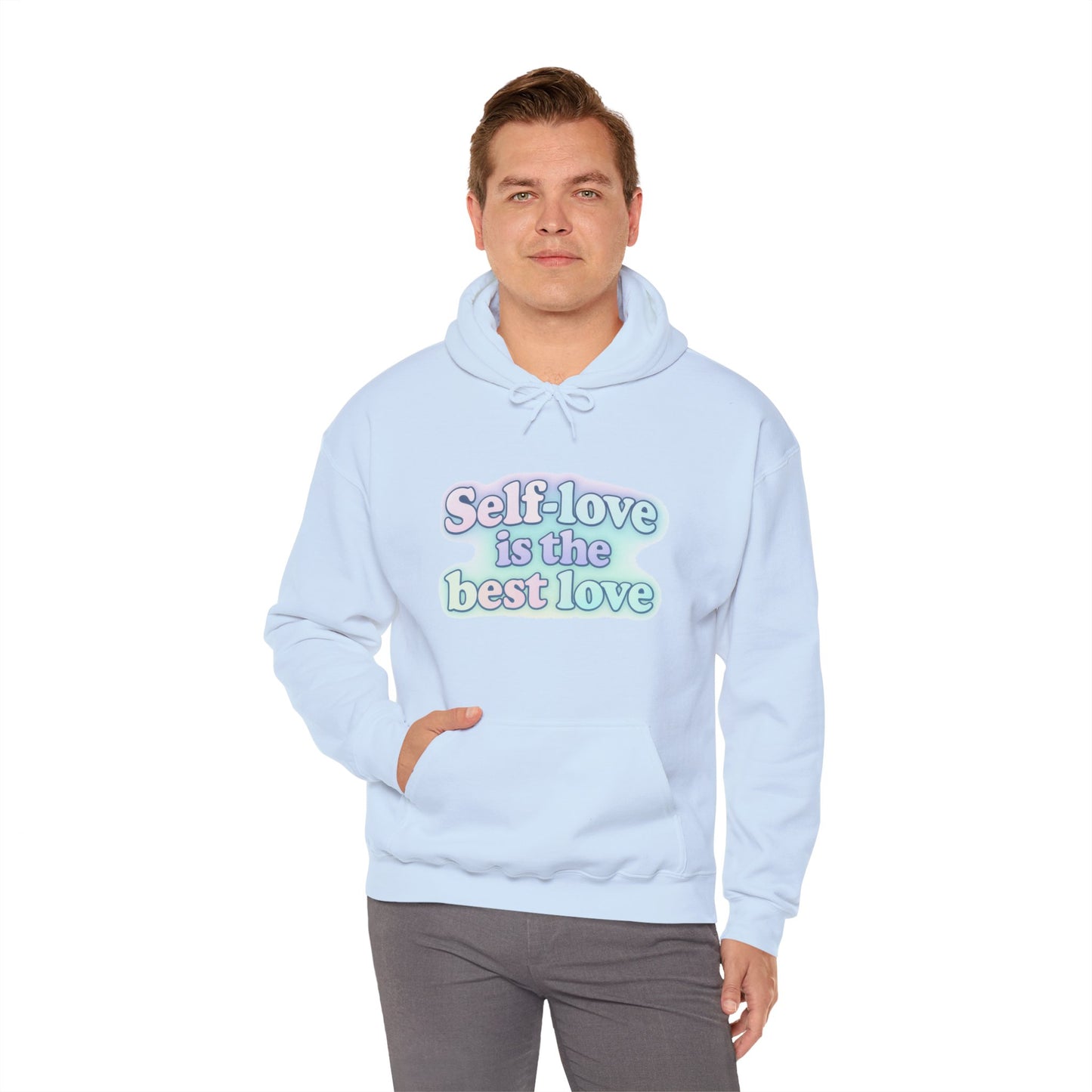 Self-Love Hoodie - Self-Care Gift - Motivational Hooded Sweatshirt - Inspirational Fashion - Engagement Gift Idea