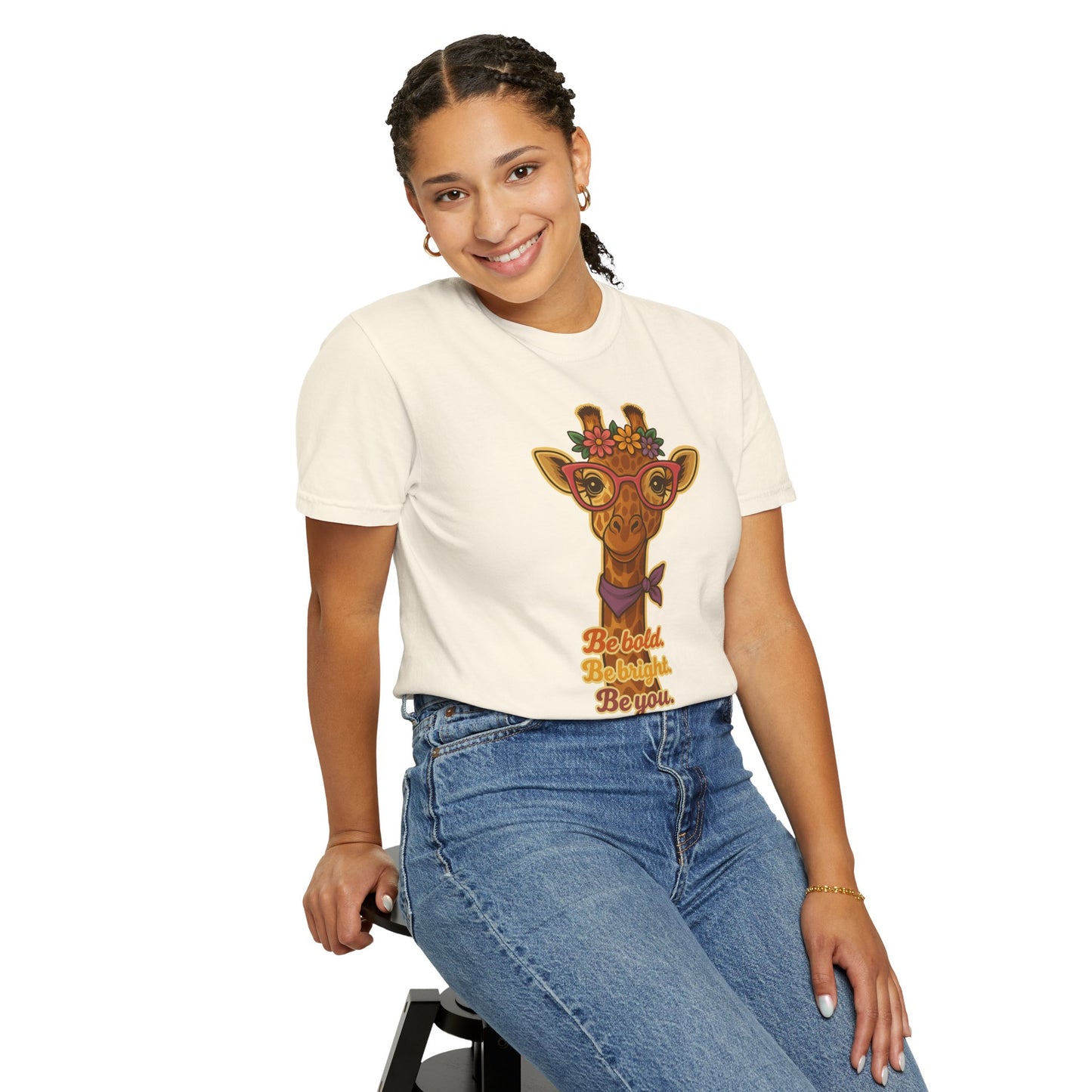 Cute Giraffe T-shirt | Inspirational Women's Graphic Tee