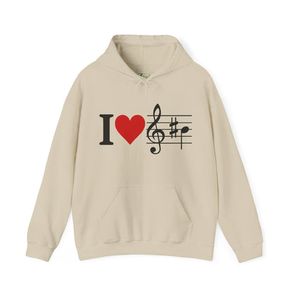 Music Hoodie for Men & Women - Concert Outfit - Unisex Sweatshirt Gift for Musicians & Music Lovers