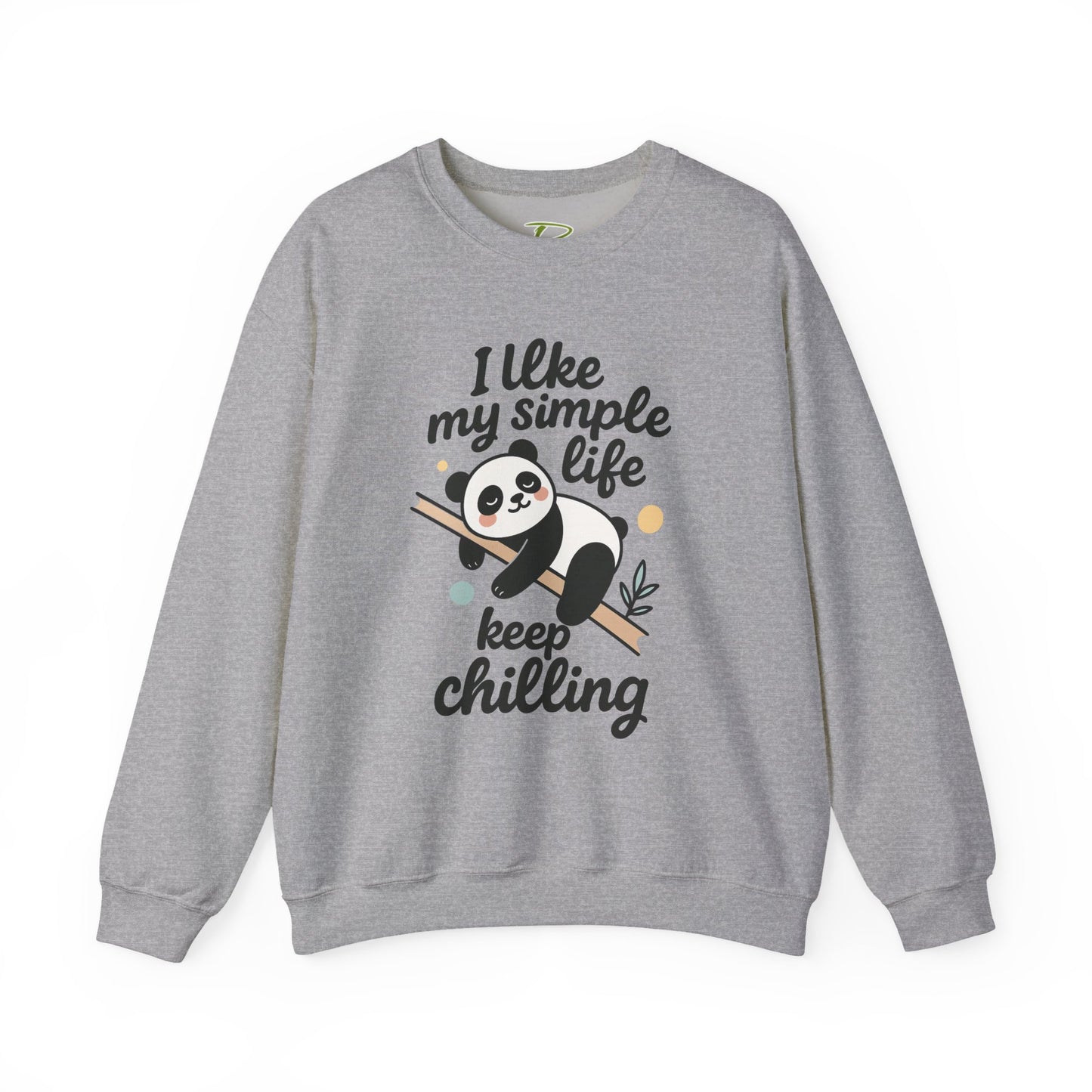 Panda Sweatshirt - Simple Life Graphic Pullover