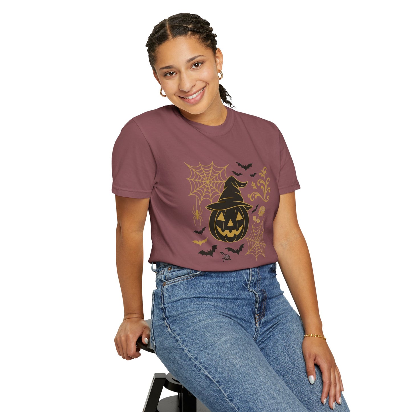 Halloween Pumpkin T-Shirt – Spooky Graphic Tee