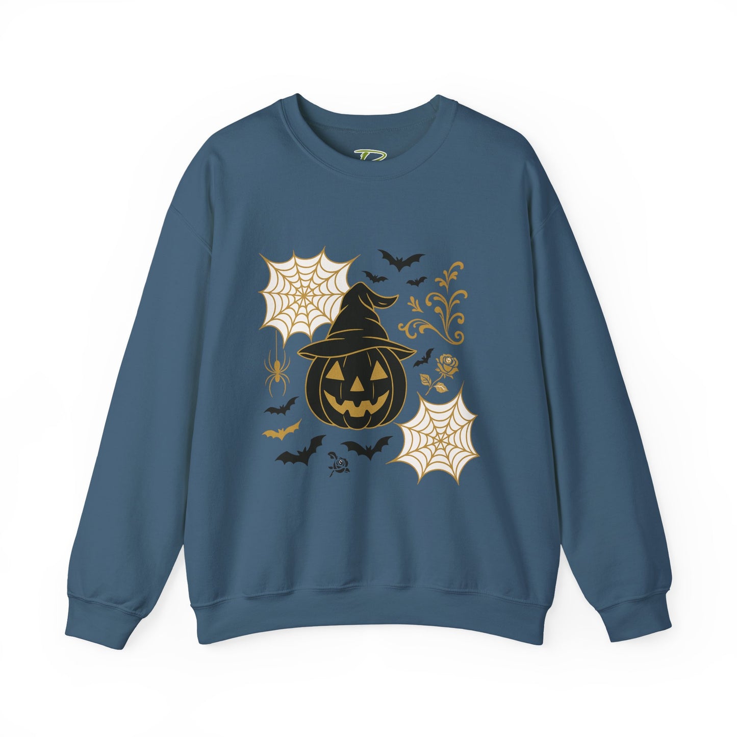 Halloween Pumpkin Sweatshirt – Spooky Crewneck - Halloween Sweatshirt - Cozy Fall Sweater & Seasonal Gift