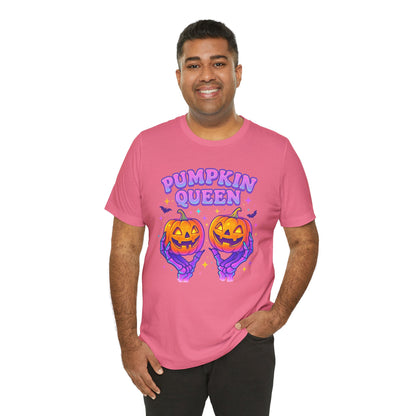 Pumpkin Queen Halloween T-Shirt - Lightweight fabric Tee - Cute Fall Graphic Tee - Spooky Season Outfit