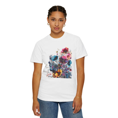 Boho Women's T-shirt | Floral Silhouette Women’s T-Shirt